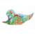Contour puzzle - dinosaure 30 pièces Multicolor 2 - vertbaudet enfant 