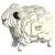 Puzzle 3d - mouton White 1 - vertbaudet enfant 
