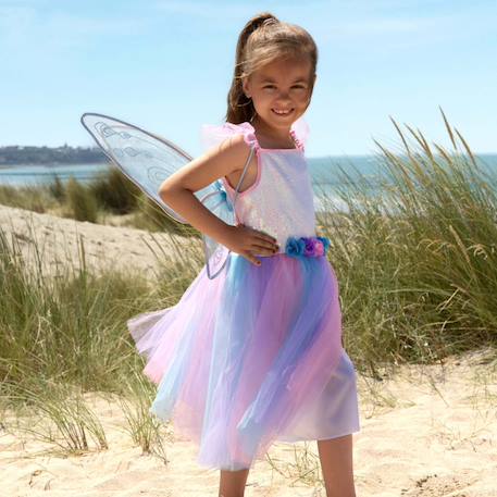 Déguisement enfant robe de fée avec ailes apolline Bleu 3 - vertbaudet enfant 