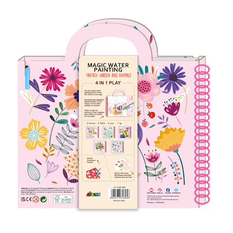 Peinture à l'eau - jardin fantastique Multicolor 6 - vertbaudet enfant 