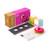 Camion donut foodtruck - bois de hêtre massif Multicolor 4 - vertbaudet enfant 
