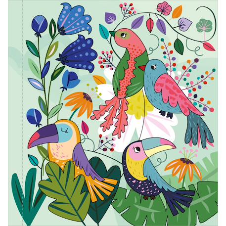 Peinture à l'eau - jardin fantastique Multicolor 2 - vertbaudet enfant 
