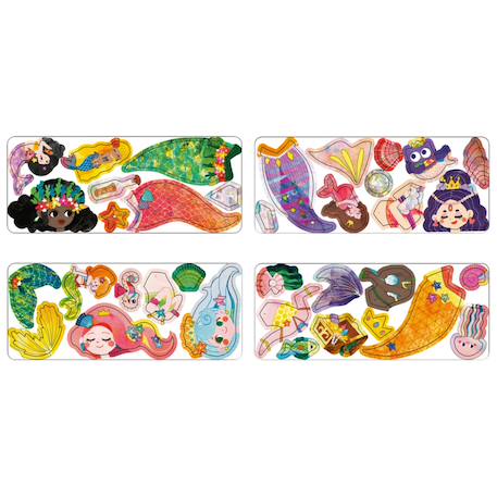 Boïte de puzzle magnétique - sirènes Multicolor 4 - vertbaudet enfant 