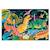 Puzzle - dinosaures glow in the dark 100 pièces Multicolor 1 - vertbaudet enfant 