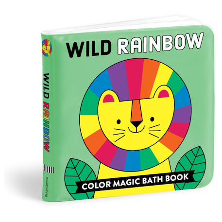 Livre de bain - arc-en-ciel sauvage Multicolor 1 - vertbaudet enfant 