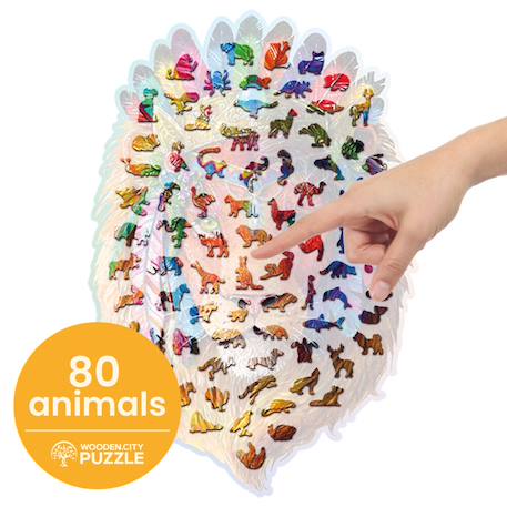 Puzzle - mystic lion 505 pièces Multicolor 4 - vertbaudet enfant 