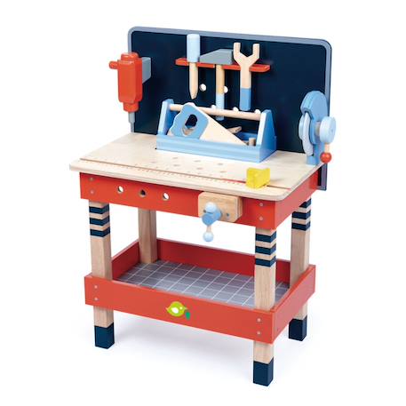 Établi en bois Multicolor 1 - vertbaudet enfant 