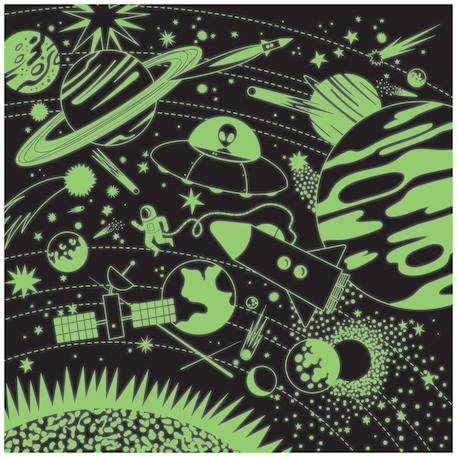 Puzzle - l'espace glow in the dark 500 pièces Multicolor 2 - vertbaudet enfant 