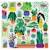 Puzzle - plantes heureuses Multicolor 1 - vertbaudet enfant 