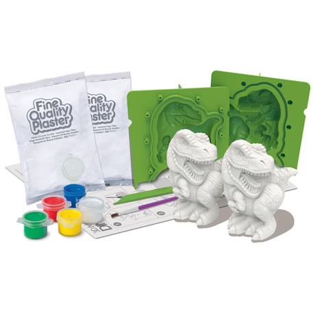 Kit moulage - dinosaure 3d - version fr + nl Multicolor 3 - vertbaudet enfant 