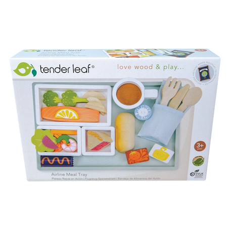 Plateau repas en avion en bois Multicolor 2 - vertbaudet enfant 