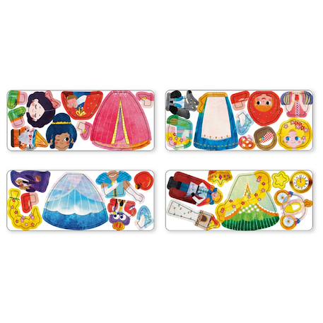 Boïte de puzzle magnétique - contes de fées Multicolor 4 - vertbaudet enfant 