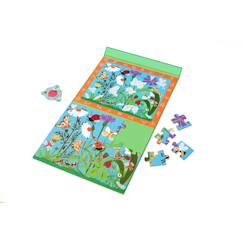 Jouet-Jeux éducatifs-Puzzles-2 en 1 puzzle magnétique - jeu de recherche mystery - insecte