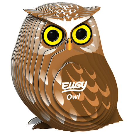 Puzzle 3d - hibou Brown 1 - vertbaudet enfant 