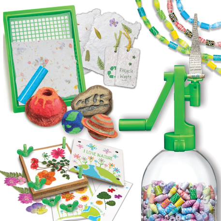 Atelier créatif écologique – Apprends l’art ancien de la fabrication du papier Multicolor 2 - vertbaudet enfant 