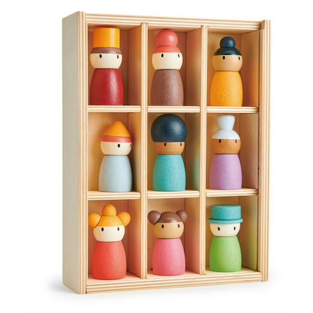 Hôtel happy folk en bois massif Multicolor 3 - vertbaudet enfant 
