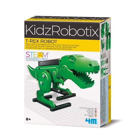 Kit Robot T-Rex – Construis ton dinosaure rugissant et lumineux Multicolor 6 - vertbaudet enfant 