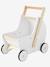 Landau de marche 2 en 1 en bois FSC® blanc 1 - vertbaudet enfant 