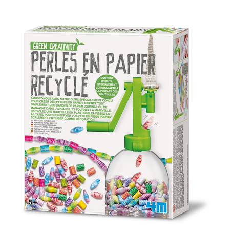 Perles en papier recyclé - version fr + nl Multicolor 1 - vertbaudet enfant 