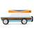 Voiture de camping avec canoë Multicolor 1 - vertbaudet enfant 