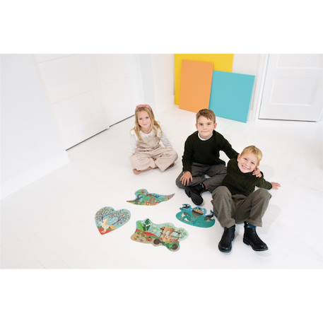 Contour puzzle - paresseux Multicolor 3 - vertbaudet enfant 