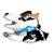 Puzzle 3d - chien Black;white 1 - vertbaudet enfant 