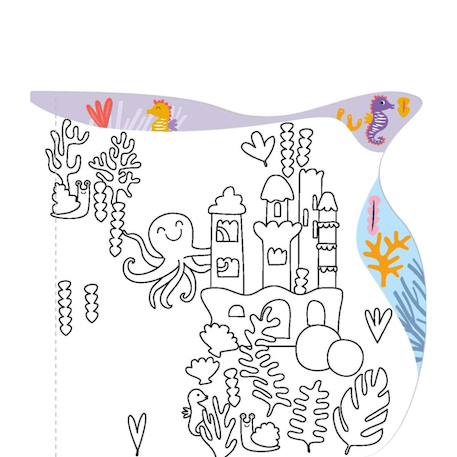 Peinture à l'eau - sous-marin Multicolor 5 - vertbaudet enfant 