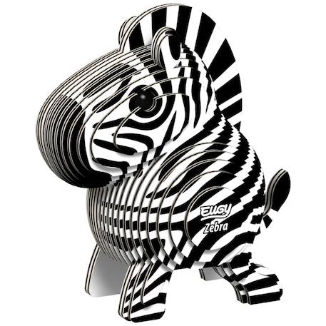 Puzzle 3d - zèbre Black;white 1 - vertbaudet enfant 