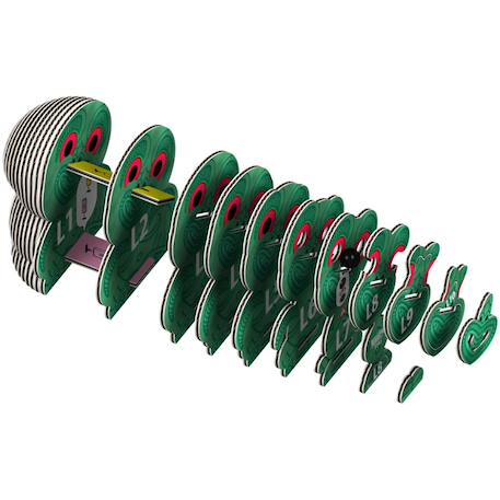 Puzzle 3d - tiki Green 3 - vertbaudet enfant 