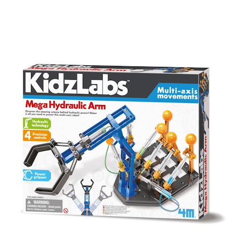 Kit scientifique – Construis ton robot multi-axes à énergie hydraulique Multicolor 1 - vertbaudet enfant 