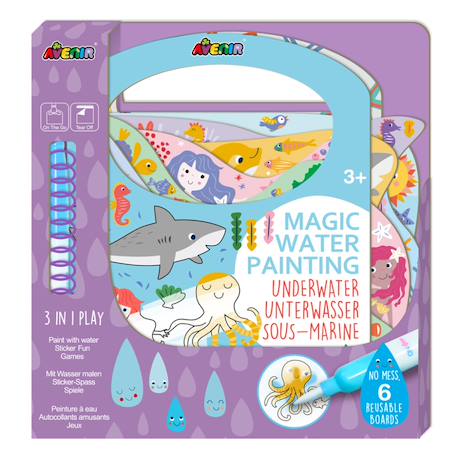 Peinture à l'eau - sous-marin Multicolor 1 - vertbaudet enfant 