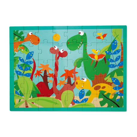 Puzzle 40 pièces  - le monde des dinos Multicolor 2 - vertbaudet enfant 