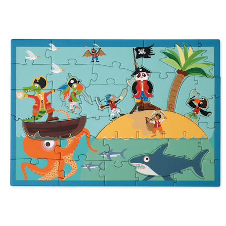 2 en 1 puzzle & 3dplay - pirate 36 pièces Multicolor 2 - vertbaudet enfant 