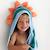 Cape de bain dino lagon (75 x 75 cm) Bordeaux, bleu+Vert, bleu, orange 4 - vertbaudet enfant 