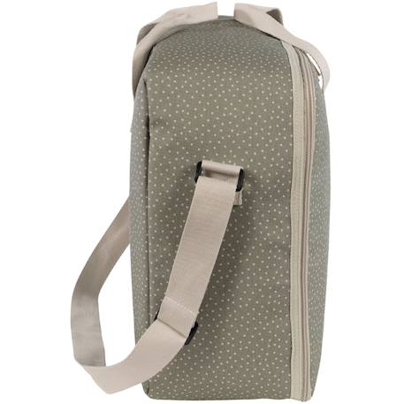 Valise de maternité à pois poppy cannelle Vert, écru 3 - vertbaudet enfant 