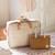 Valise de maternité coeurs poppy cannelle Cannelle, écru 6 - vertbaudet enfant 