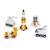 Véhicules voyageurs espace bois Orange, blanc, noir 1 - vertbaudet enfant 