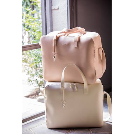 Valise de maternité icon cream Crème+Vert 6 - vertbaudet enfant 