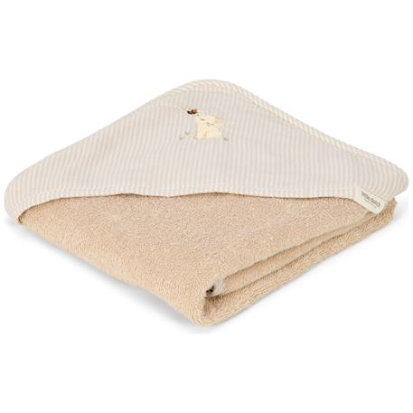 Cape de bain baby bunny (75 x 75 cm) Blanc, beige 1 - vertbaudet enfant 