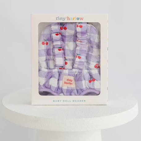 Porte bébé pour poupée cerise Blanc, violet, rouge 3 - vertbaudet enfant 