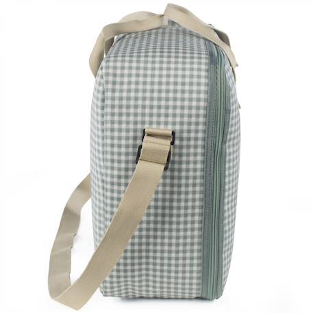 Valise de maternité i love vichy vert Vert, blanc 3 - vertbaudet enfant 