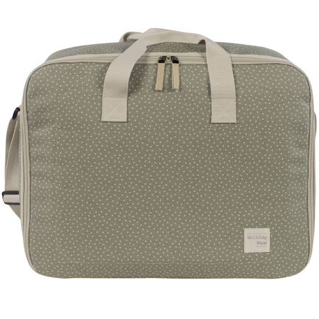 Valise de maternité à pois poppy cannelle Vert, écru 1 - vertbaudet enfant 