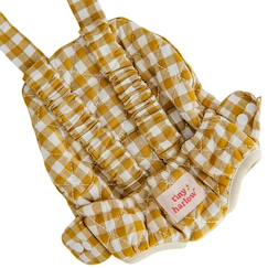 Jouet-Poupons et poupées-Poupées mannequins et accessoires-Porte bébé pour poupée vichy camel