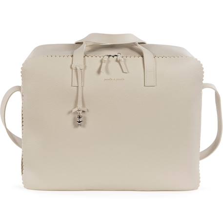 Valise de maternité icon cream Crème+Vert 1 - vertbaudet enfant 