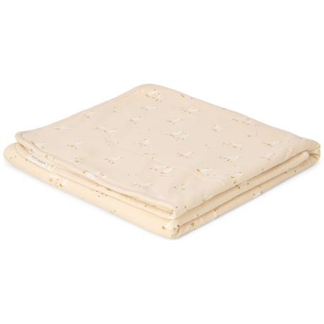 Couverture bébé 4 saisons de berceau little goose (70 x 100 cm) Blanc, beige 2 - vertbaudet enfant 