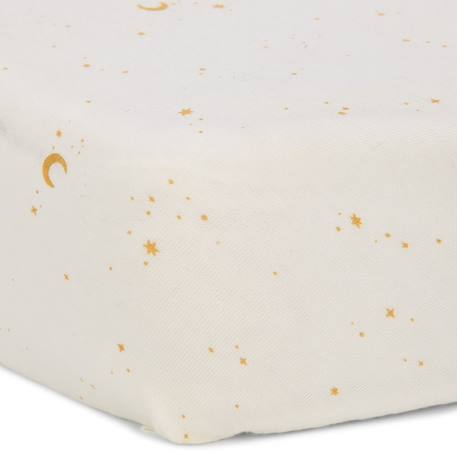 Drap housse lit bébé moon & stars ( 60 x 120 cm) Blanc 1 - vertbaudet enfant 