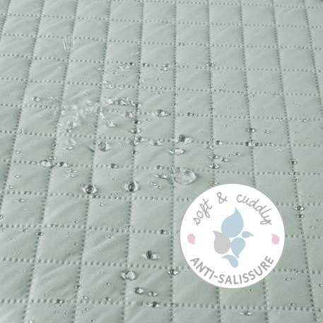 Tapis de parc bébé roba style Gris argenté+Rose / mauve+Vert givré 16 - vertbaudet enfant 