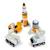 Véhicules voyageurs espace bois Orange, blanc, noir 4 - vertbaudet enfant 