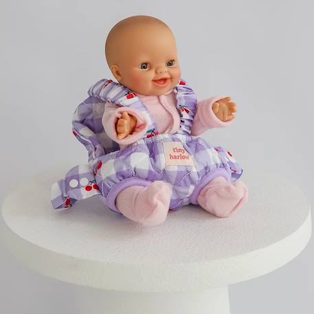 Porte bébé pour poupée cerise Blanc, violet, rouge 2 - vertbaudet enfant 