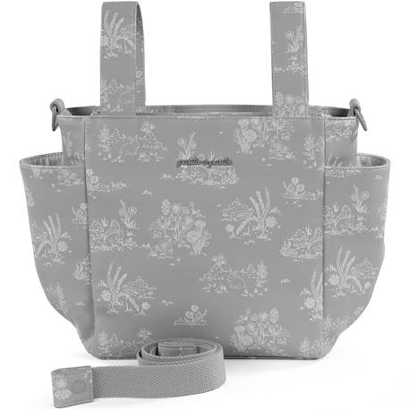 Sac à poussette crossbody toile de jouy forest Crème 2 - vertbaudet enfant 